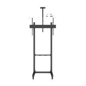 montaje de piso móvil para pantallas de  65 in a 100 in  vesa 100 x 100 hasta 1000 x 600  carga maxima soportada 120kg fabricad