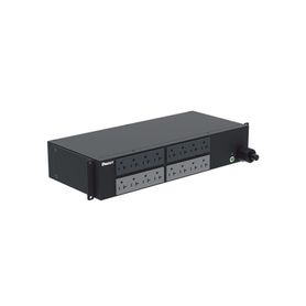pdu básico para distribución de energia enchufe de entrada nema l530p con 16 contactos nema 520r instalación horizontal de 19in