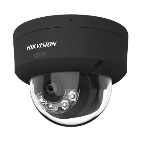 Dual Light  Colorvu 3.0  Hikai Domo Ip 6 Megapixel / Lente 2.8 Mm / 30 Mts Ir  Luz Blanca / 2 Microfonos Integrados / Exterior I