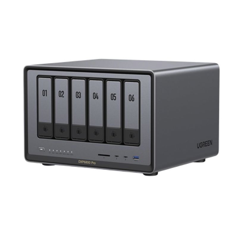 Nasync Dxp6800 Pro  So Ugos Pro  Intel® I5 1235u 10core™  6bahias (sata) Hasta 144tb  2 M.2 Ssd Hasta 16tb  8gb Ddr5 (exp. A 64g
