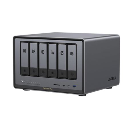 nasync dxp6800 pro  so ugos pro  intel® i5 1235u 10core™  6bahias sata hasta 144tb  2 m2 ssd hasta 16tb  8gb ddr5 exp a 64gb  2