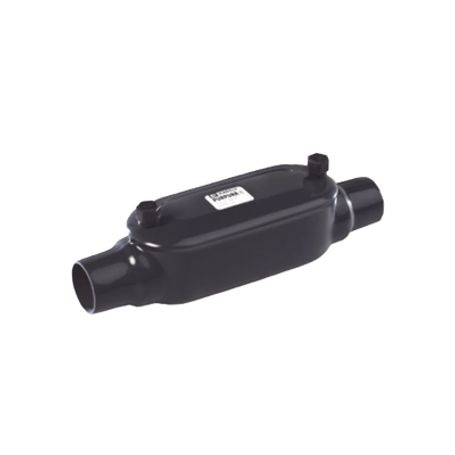 caja ovalada tipo c con recubrimiento exterior de pvc de 1