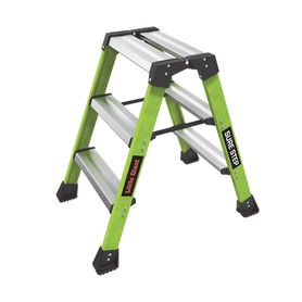 escalera plegable 2 peldanos de fibra de vidrio  tamano 66 cm  2 2236658