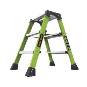 escalera plegable 2 peldanos de fibra de vidrio  tamano 66 cm  2 2236658