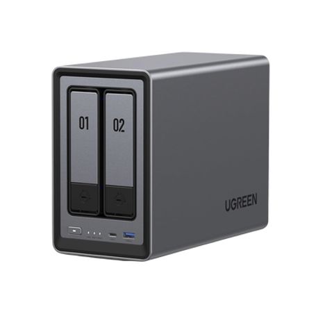 nasync dxp2800  so ugos pro   intel n100 12th gen intel® 4 core™  2 bahias sata hasta 48tb  2bahias m2 nvme hasta 16tb  8gb ddr