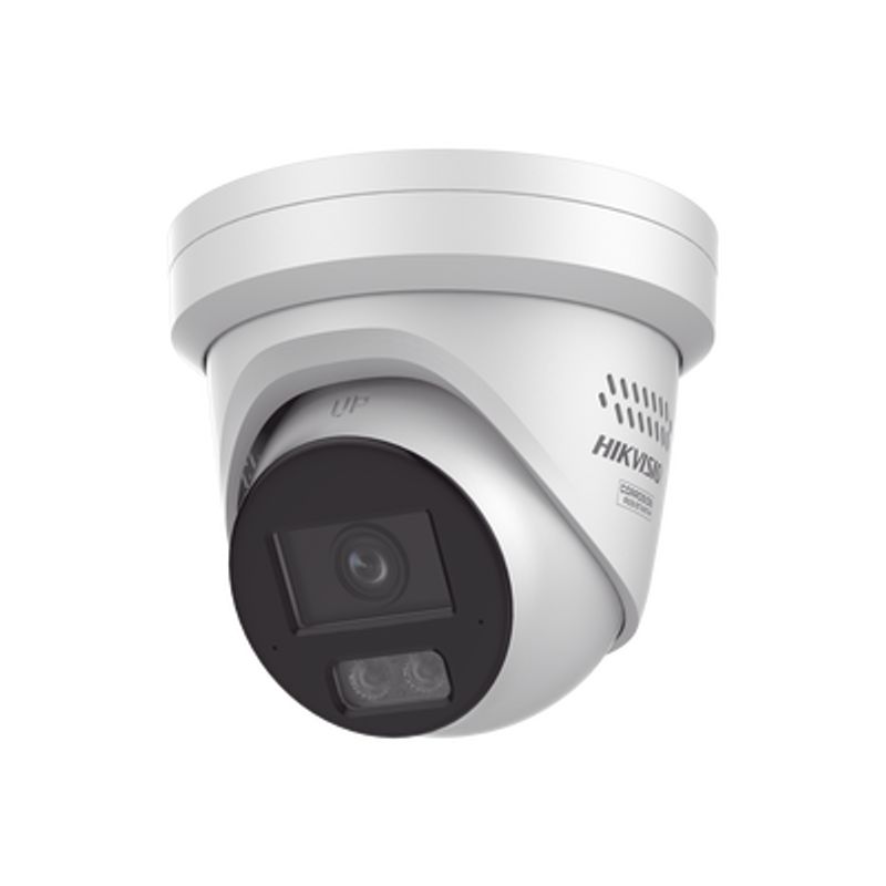 Dual Light  Colorvu 3.0  Hikai Turret Ip 4 Megapixel / Lente 2.8 Mm / 30 Mts Ir  Luz Blanca / 2 Microfonos Integrados / Exterior