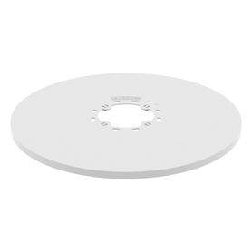cubierta de agujero de montaje sbp315c  policarbonato blanco  diámetro 326mm  compatible con cámaras pnm9084qzrqz1 y monturas s