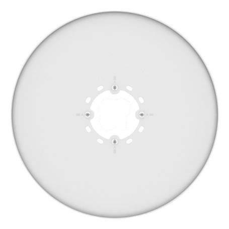 Cubierta De Agujero De Montaje Sbp315c / Policarbonato Blanco / Diámetro 326mm / Compatible Con Cámaras Pnm9084qz/rqz1 Y Montura