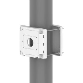 soporte de poste  montura de aluminio  color blanco  carga máxima 40 kg  certificaciones fccceeacul238910
