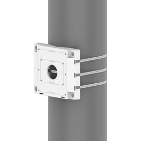 soporte de poste  montura de aluminio  color blanco  carga máxima 40 kg  certificaciones fccceeacul238910