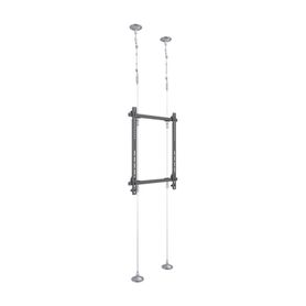 montaje cableado de acero suelo a techo capacidad máx de carga 30kg para pantallas de 32  75 vesa 400 x 600236041