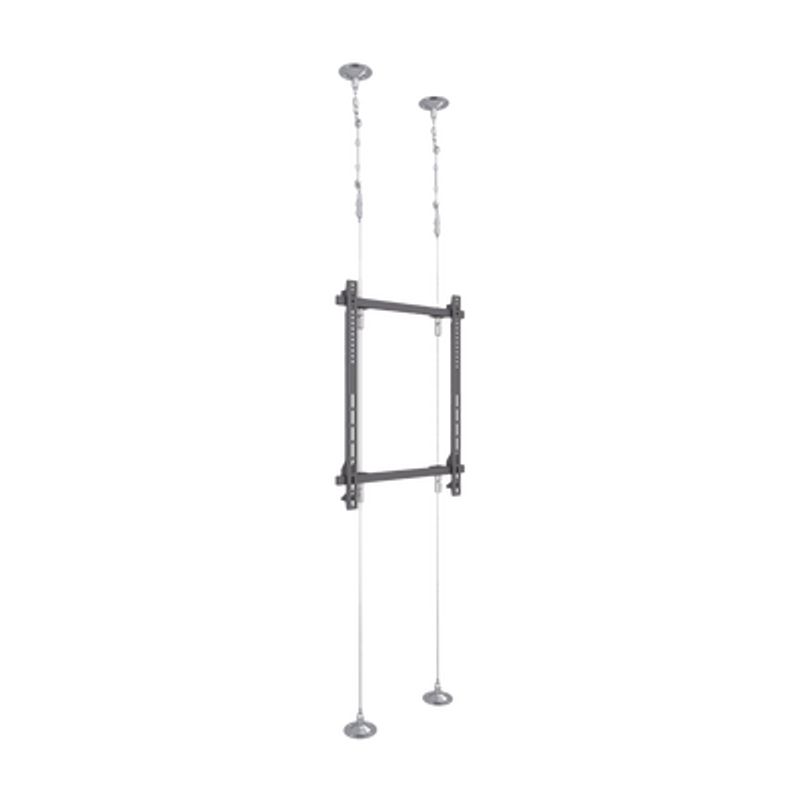 Montaje Cableado De Acero Suelo A Techo Capacidad Máx. De Carga 30kg Para Pantallas De 32  75 Vesa 400 X 600
