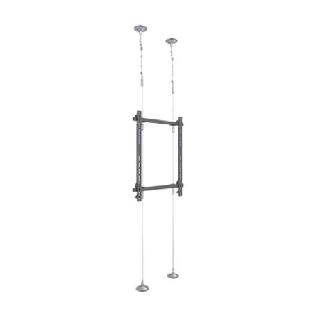 montaje cableado de acero suelo a techo capacidad máx de carga 30kg para pantallas de 32  75 vesa 400 x 600236041
