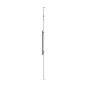 montaje cableado de acero suelo a techo capacidad máx de carga 30kg para pantallas de 32  75 vesa 400 x 600236041
