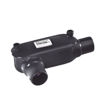 caja ovalada tipo lr con recubrimiento exterior de pvc de 2 508 mm