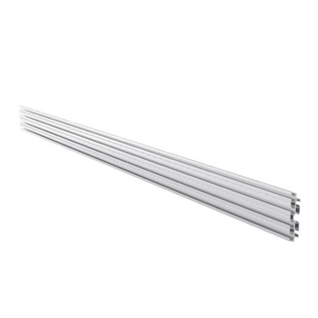 riel de montaje para soporte de videowall led de 125cm  fabricado en aluminio