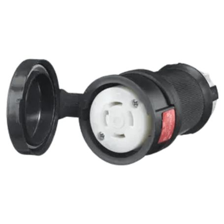 Conector Hembra Con Bloqueo De Media Vuelta / 30 A 480 V Ca / 3 Polos Trifásico / Nema L1630r / Terminal De Tornillo / Cubierta 