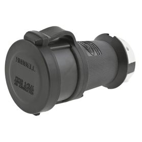 conector hembra con bloqueo de media vuelta  30 a 480 v ca  3 polos trifásico  nema l1630r  terminal de tornillo  cubierta herm