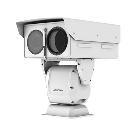 ptz ip punta de poste  lente térmico 36  190 mm 640 x 512  lente óptico 56x zoom  exterior ip66  48 vcc