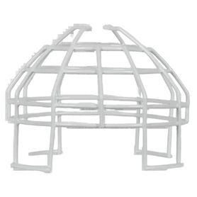protector de rejilla anti vandalismo y golpes accidentales color blanco para sirenasestrobosbocinas system sensor montaje en su