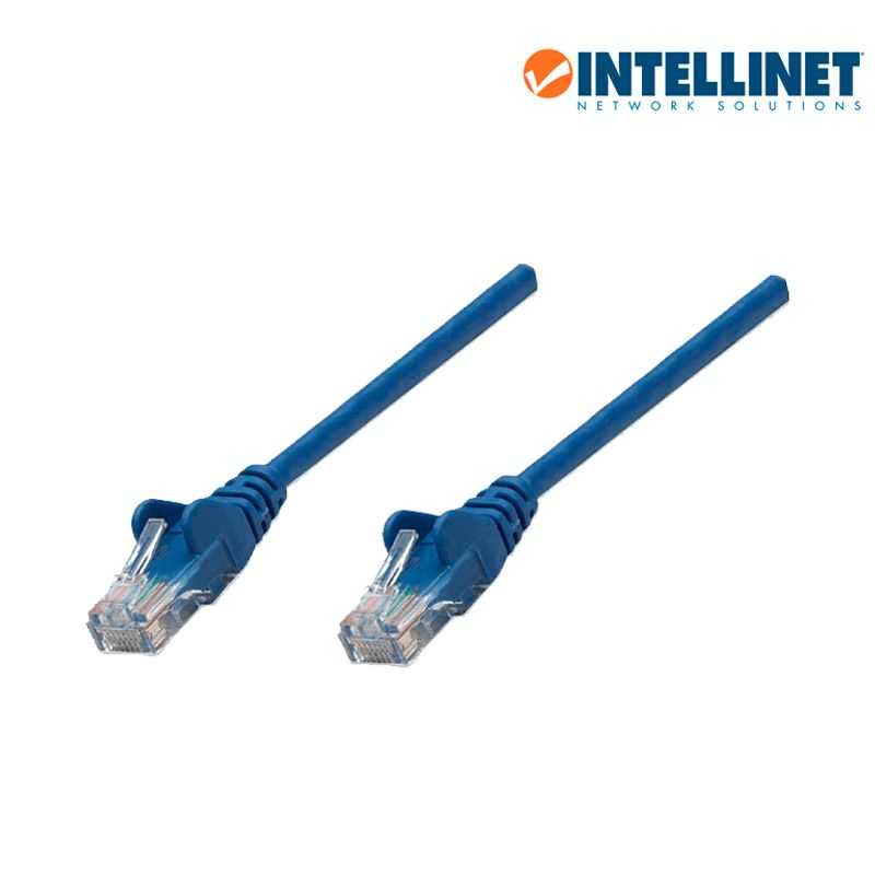Intellinet 318983  Cable Patch / 2.0 Metros ( 7.0f) / Cat 5e / Utp Azul / Patch Cord
