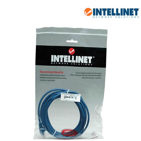 Intellinet 318983  Cable Patch / 2.0 Metros ( 7.0f) / Cat 5e / Utp Azul / Patch Cord