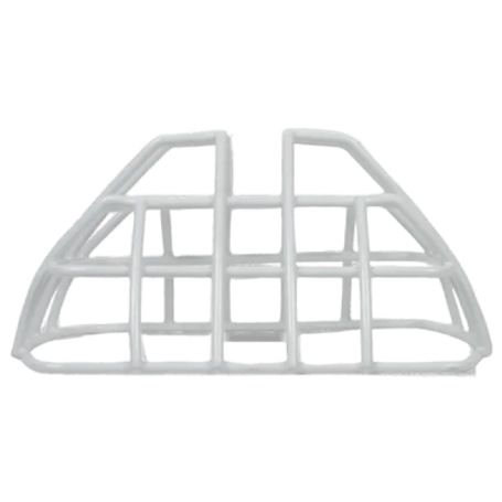 Protector De Rejilla Anti Vandalismo Y Golpes Accidentales Color Blanco Para Sirenas/estrobos/bocinas System Sensor Montaje A Ra