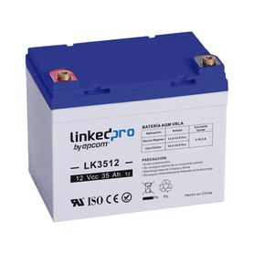 bateria 12 v  33 ah  ul  tecnologia agmvrla  vida útil promedio de 5 anos  para uso en equipo electrónico alarmas de intrusión 