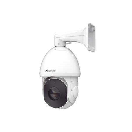 Cámara De Red Tipo Domo Ai Zoom Óptico 42x / 4k Hd 30fps / 140db Super Wdr / Control Ptz Inteligente / Ir 300m / Ip66 Ik10