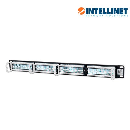 Intellinet 513555  Panel De Parcheo Cat5e 24 Puertos Utp 1ur