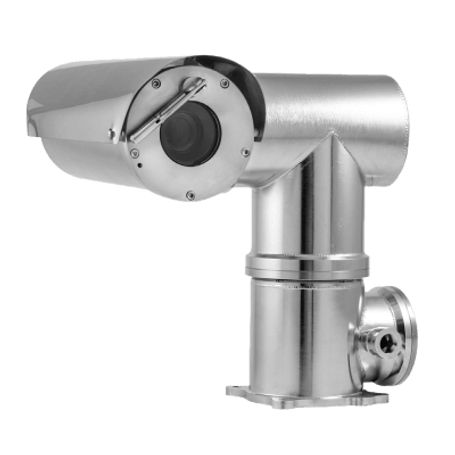 Camara Ip Antiexplosion Tipo Punta De Poste 2mp / 32x / Ip67 / Acero Inoxidable / Conexión Rj45 / Certificacion Clcus C1 / D1