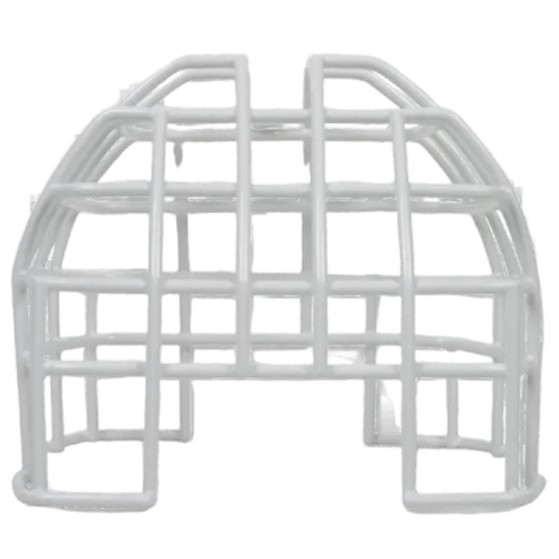 Protector De Rejilla Anti Vandalismo Y Golpes Accidentales Color Blanco Para Sirenas/estrobos/bocinas System Sensor Montaje En S