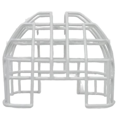 Protector De Rejilla Anti Vandalismo Y Golpes Accidentales Color Blanco Para Sirenas/estrobos/bocinas System Sensor Montaje En S