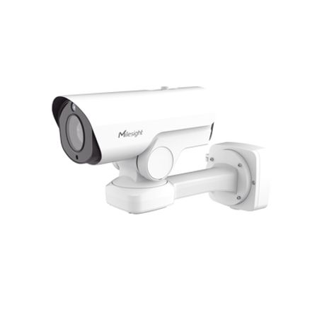 cámara bullet ptz para tráfico  starlight sensor  smart ir ii  4k 30fps  zoom óptico 12x  ip66  anpr  audio bidireccional  poe 