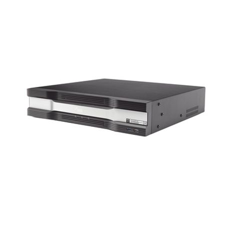 Nvr 4k  32 Canales  Switch Poe De 16 Puertos  Incluye Hdd 4td  Expandible A 124tb  Soporta Raid 1 
