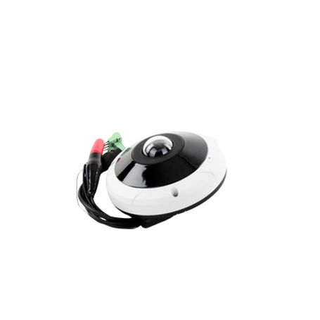 Fisheye Ip 12 Megapixeles   Múltiples Vistas  Ik10/ip67  Microsd Hasta 256gb  Ir 15m  Wdr Real  Entrada Y Salida De Alarma  Dewa