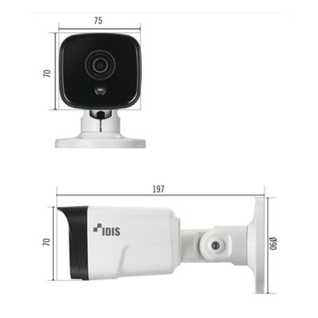 Bala Ip 8mp (intelligent Codec)  Lente Fijo 3.3 Mm  Microsd (256 Gb)  Ik10/ Exterior Ip67   Ir 30 M  Entrada/salida De Alarma  P