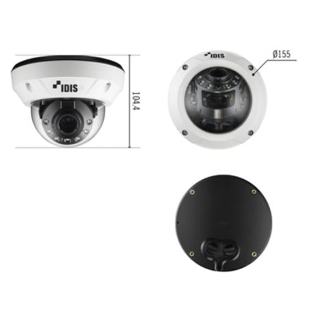 Domo Ip 8mp  Varifocal Motorizado  Ir 30 M  Entrada/salida De Alarma  Poe  Audio De Dos Vias  Icr Dia/noche  Microsd (256 Gb)