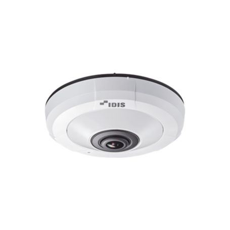 Mini Fisheye 5 Megapixeles  Wdr  Interior Poe  Icr Microsdmicrofono Integrado Entrada Y Salida De Alarma