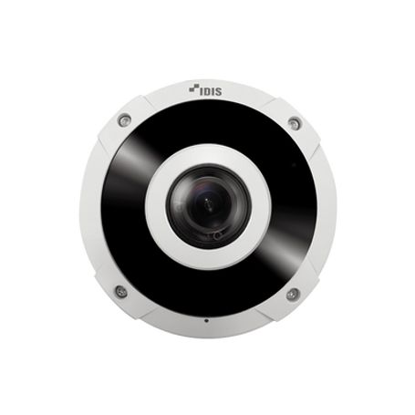 Cámara Fisheye 12mp  Ik10/ip67   Vista En 180°/360°  Wdr  Microsd  Intelligent Codec  Ir 15m  Failover  Audio De Dos Vias