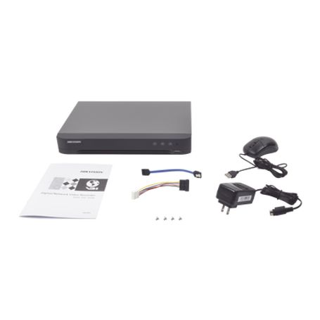 Dvr 4 Megapixel Lite/ 4 Canales Turbohd  2 Canales Ip / 1 Bahia De Disco Duro / 1 Canal De Audio / Videoanálisis