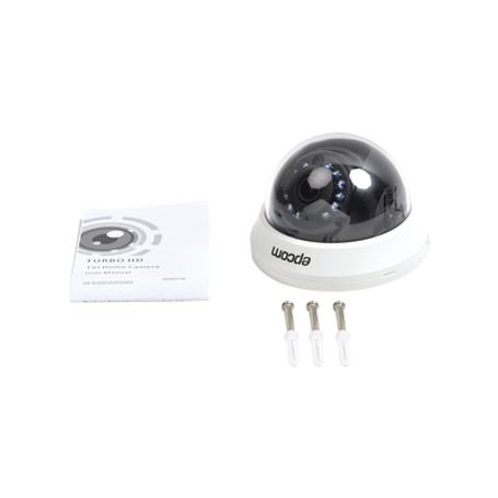 Domo Turbohd 2 Megapixeles (1080p) / Gran Angular 92° / Lente 2.8 Mm / Ir Inteligent 20 Mts / Interior 
