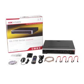 nvr 12 megapixel 4k  16 canales ip  16 puertos poe  4 bahias de disco duro  switch poe 300 mts  hdmi en 4k  soporta pos84976