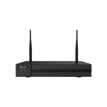  nvr 4 megapixel  8 canales ip  1 bahia de disco duro  2 antenas wifi  salida de video full hd