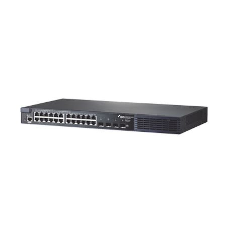 Switch Poe 802.3af/at  Directip Gigabit  24 Puertos Rj45  4 Puertos Fibra Óptica  380w Poe