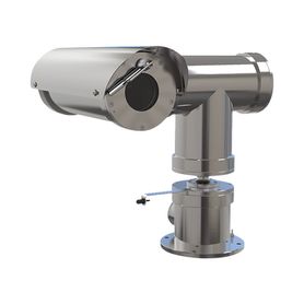 camara ip ptz  antiexplosion 2mp 32x ip68 wisestream ii  con wiper  acero inoxidable  conexion de fibra optica 
