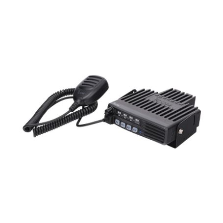 Radio Móvil Analógico En Rango De Frecuencia 136174 Mhz 50 W De Potencia De Rf. Incluye Micrófono Cable De Corriente Y Bracket.