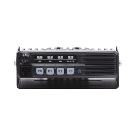 Radio Móvil Analógico En Rango De Frecuencia 136174 Mhz 50 W De Potencia De Rf. Incluye Micrófono Cable De Corriente Y Bracket.