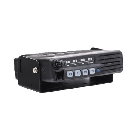 Radio Móvil Analógico En Rango De Frecuencia 136174 Mhz 50 W De Potencia De Rf. Incluye Micrófono Cable De Corriente Y Bracket.