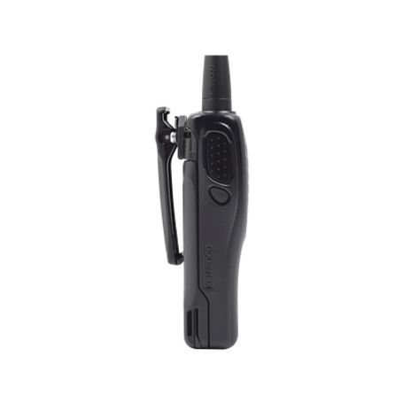 Radio Portátil Uhf 440480 Mhz Práctico Y Ligero Milstd810 16 Canales Dtmf Ip54 Vox Scan Incluye Antena Bateria Cargador Y Clip